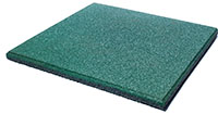 Резиновая плитка Rubeco стандарт зеленая